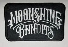 Moonshine Bandits Embroidered Patch  approx. 2.5x4"