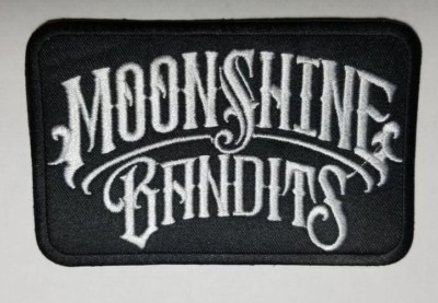 Moonshine Bandits Embroidered Patch  approx. 2.5x4''
