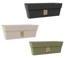 Vaso Fioriera Plastica Rettangolare Balcone Giardino Terrazzo interno balconetta