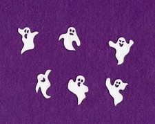 GHOSTS set of 6 die cuts scrapbook cards