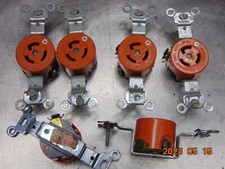 LOT OF 3 Hubbell Twist-Lock 15A 125V Orange Single Receptacle FREE SHIPPING