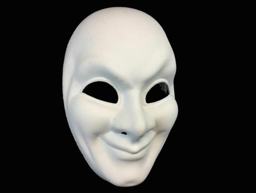 Bulk Blank DIY White Unpaint Masquerade Mask Polyresin Base Halloween Costume - Picture 14 of 30