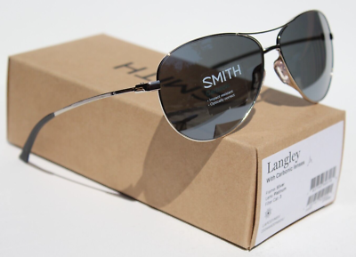 SMITH optics Langley silver/platinum SMITH OPTICS Langley Sunglasses Silver/Platinum Aviator NEW  main image 3