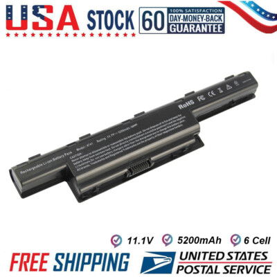 6 Cell Laptop Battery for Acer Aspire 4551 4741 5741 AS10D31 AS10D51 AS10D61