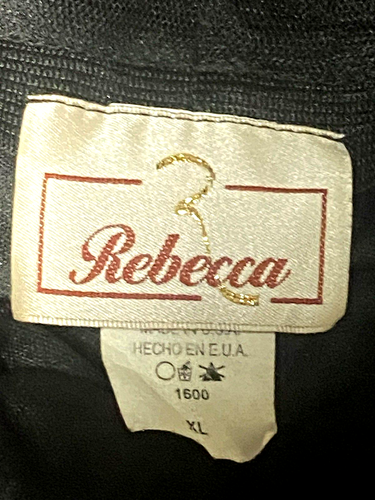 Rebecca Evening Dress XL Black Lace over Lining Pink Ribbon Corset Tie Side NWT - Picture 9 of 14