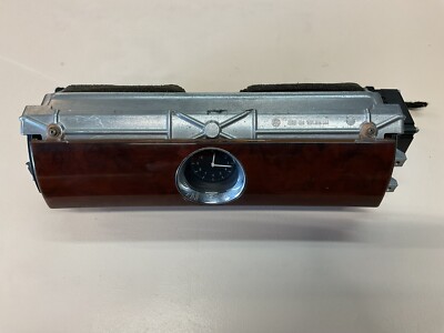 04-06 Volkswagen Phaeton Center Dash Air Vents Trim w/ Clock 3D1853578 b2a