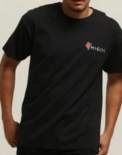 $450 Migos Men's Black Scorpion Graphic Short Sleeve Crew Neck Cotton T Shirt M