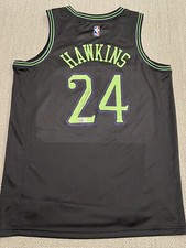 BECKETT COA JORDAN HAWKINS Signed Autographed New Orleans Pelicans Jersey UConn