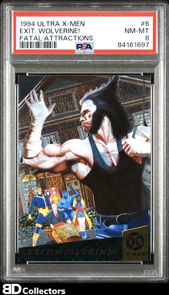 EXIT: WOLVERINE! PSA 8 #6 1994 Fleer Ultra X-Men Fatal