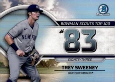 2023 Bowman Chrome Scouts Top 100 #BTP83 Trey Sweeney 