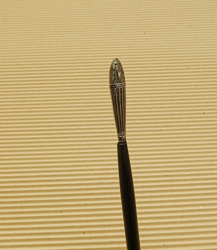vintage Walking Stick Cane silver 800 - Image 2 of 4