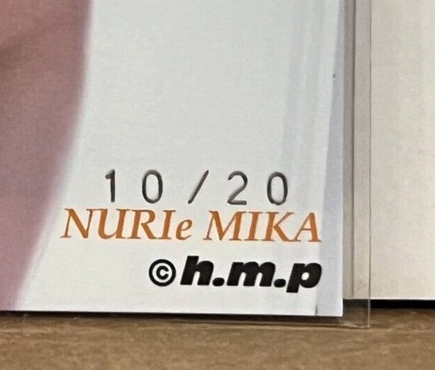 Nurie Mika 2007 Angel Kiss II Authentic Hair DNA Kiss Lip Print #/20 🔥 SP h.m.p - Image 3 of 4