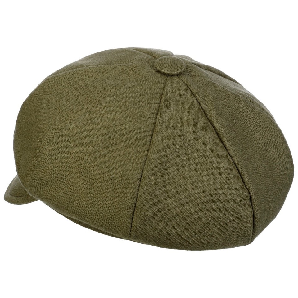 Seeberger Hannah Ballonmütze - Leinencap Im Newsboy-Style Für Damen In Mint