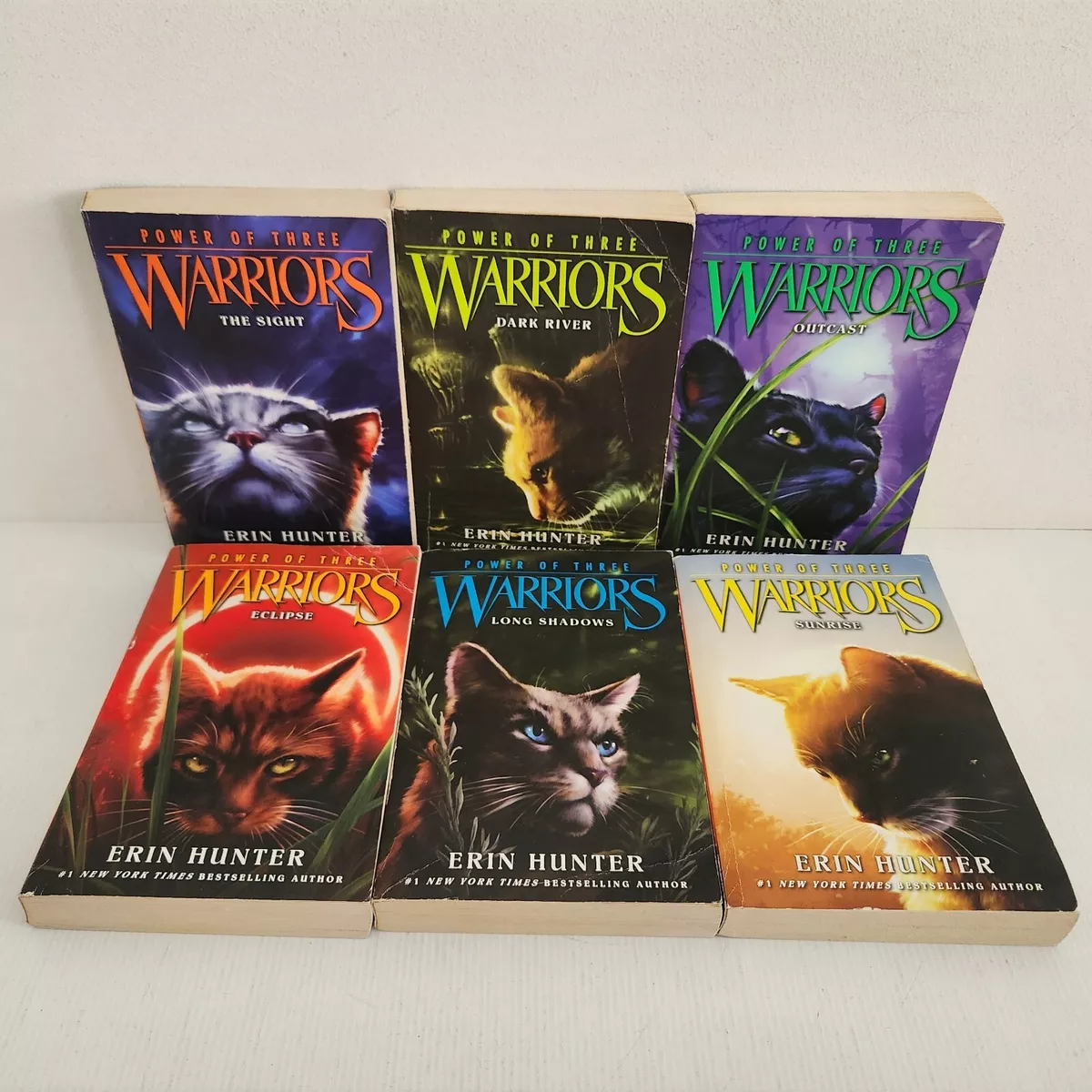 Warriors: Power of Three Box Set: Volumes 1 to 6 by Erin Hunter, Paperback