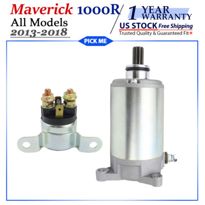 Starter for Can-Am Bombardier Maverick 1000R All Models 2013-2018 With Relay