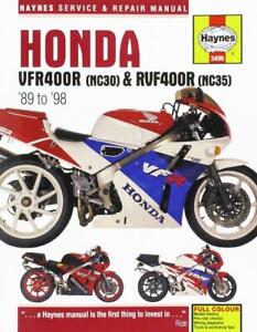 Haynes Honda Vfr400r Vfr400 Nc21 Nc24 Nc35 Owners Workshop Manual Handbook Book Ebay