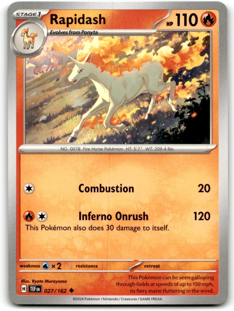 Pokemon Trading Card TCG Rapidash #27