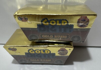 Grin Studios GOLD Dig It! Gold Rush! Set Of Two Find Real Gold 1 In 24 Boxes BN2