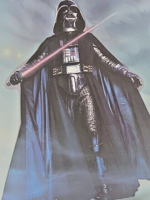 Star Wars Darth Vader Chromart Poster Zanart Print COA Vintage 