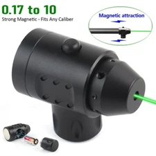 Magnetic Bore Sight Green Laser BoreSighter Kit For Any Caliber Rifle Handguus