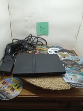 sony playstation 2 slim line black After Market Controller Works Great 10 Games