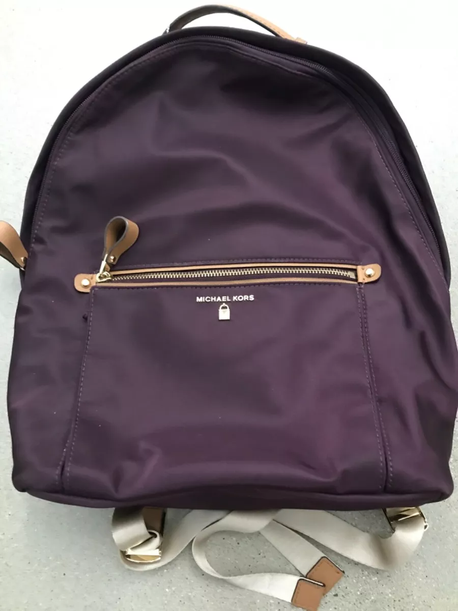 Michael kors 2024 burgundy backpack