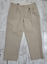 Vintage Polo Ralph Lauren Andrew Pant Chino Pleated Beige Slacks Pants Men 36x29