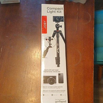 JOBY Compact Light Kit Aluminium-Stativ mit Kugelkopf, max. 1,5 kg, Kamera