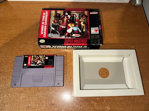 Where in Time is Carmen Sandiego?(Super Nintendo SNES) No manual