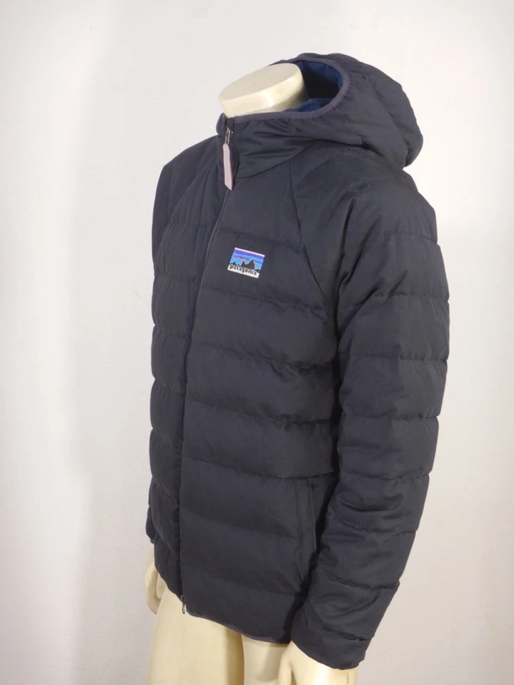 Patagonia COTTON DOWN JACKET Puffer Pitch Blue Size MEDIUM - Image 2 of 4