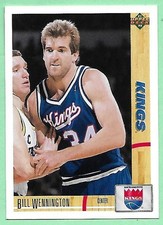 1991-92 Upper Deck Basketball Bill Wennington #399 Sacramento Kings👍