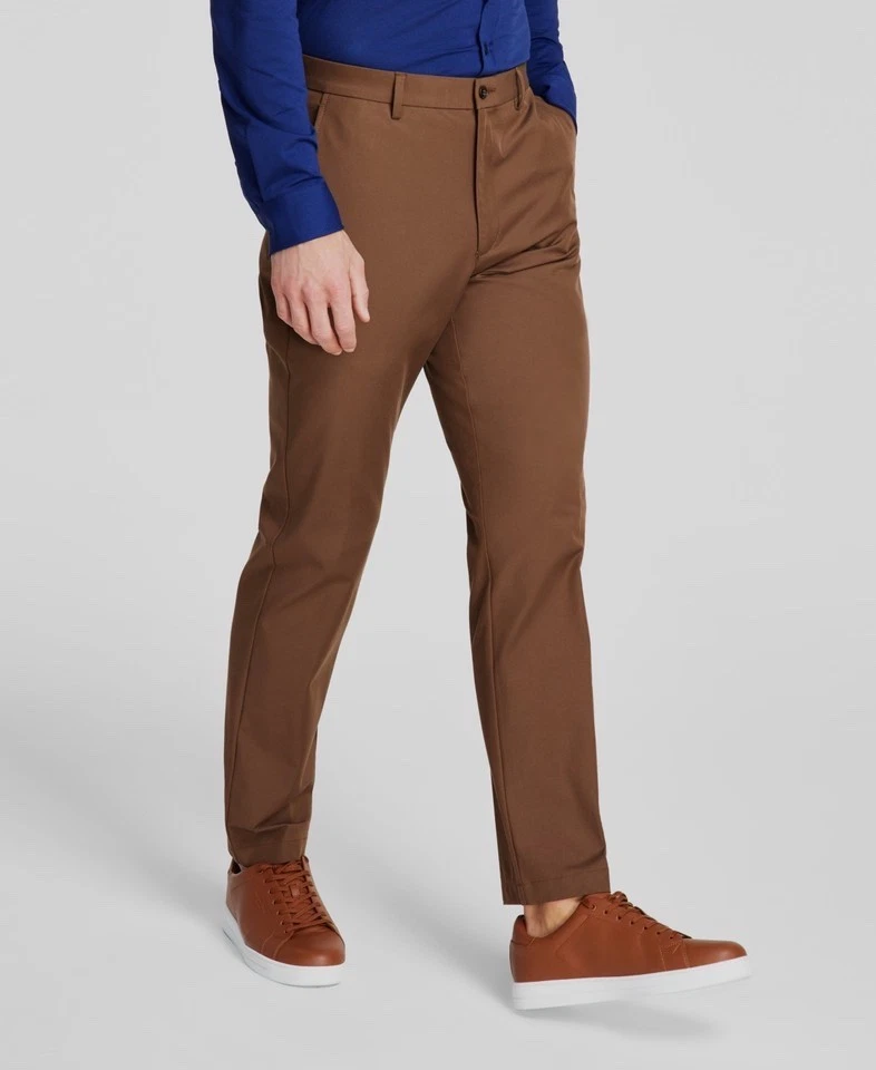 Michael Kors Men's Light Brown Cotton Stretch Major Dress Pants Size38W x 32 L
