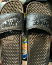 Nike Benassi Just Do It Men's Slide Sandal - Black, Size 9