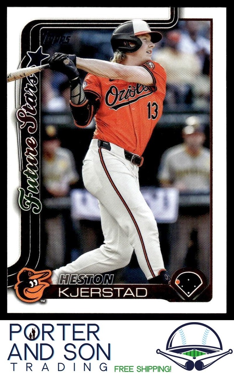 Heston Kjerstad 2025 Topps #630 Baltimore Orioles Baseball