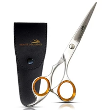 Professional Barber Shears - 6.5 Inch Premium Haircutting Scissors Stainless ...