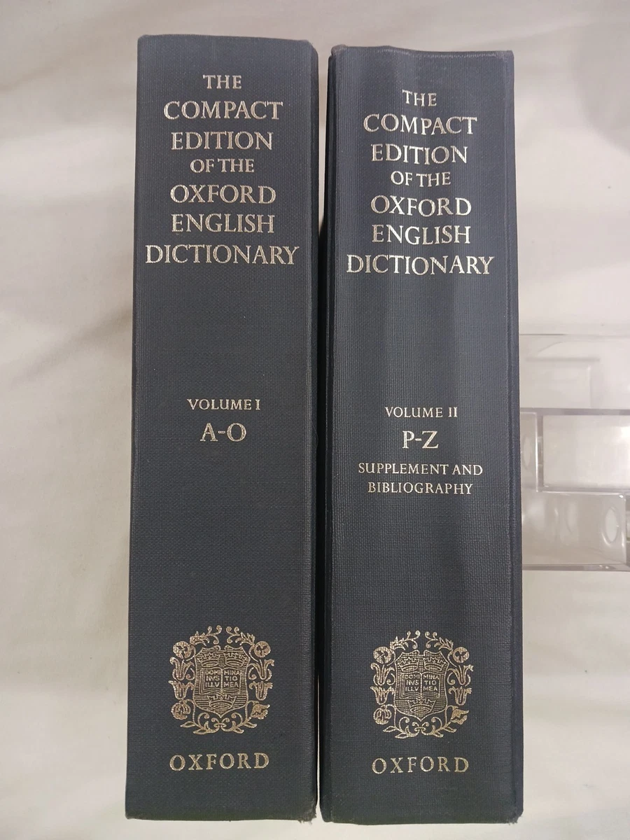 compact edition oxford english dictionary products for sale | eBay