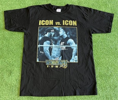 Vintage Icon Vs Icon Wrestlemania X8 Wrestling Shirt WWF XL The