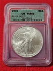 2000 American Silver Eagle ASE Dollar ICG MS 69                           #T1318