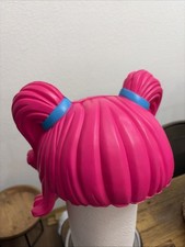 RARE TOY QUEST 2005 WIG PINK HARD FOAM PIGTAILS ANIME COSTUME COSPLAY HAIR
