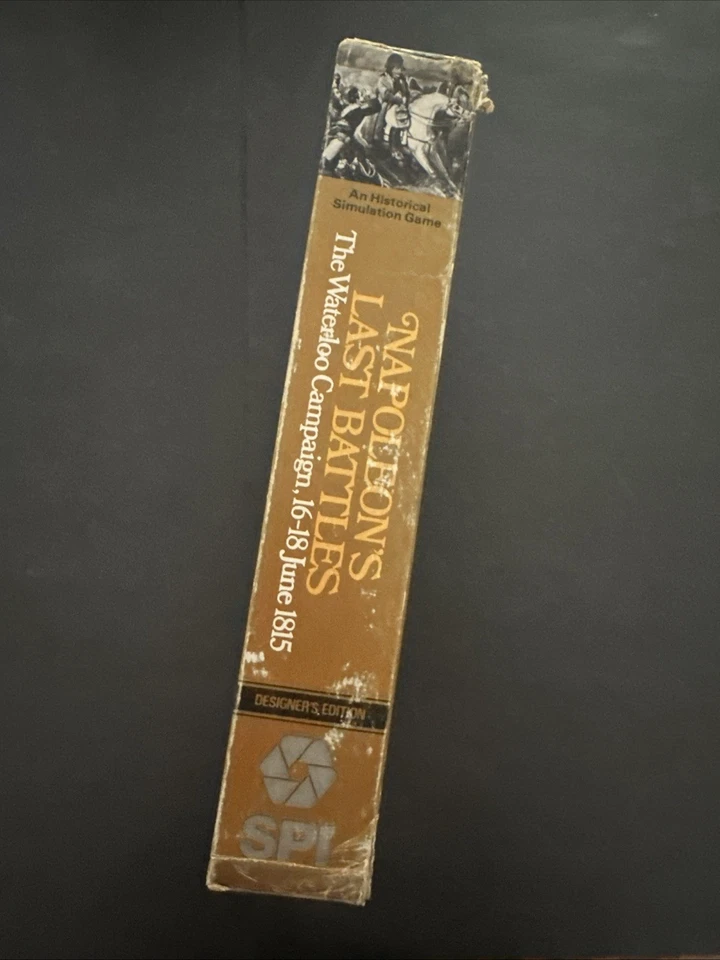 SPI Napoleon's Last Battles Designer Edition Waterloo Campaign 1976 - Image 4 of 4
