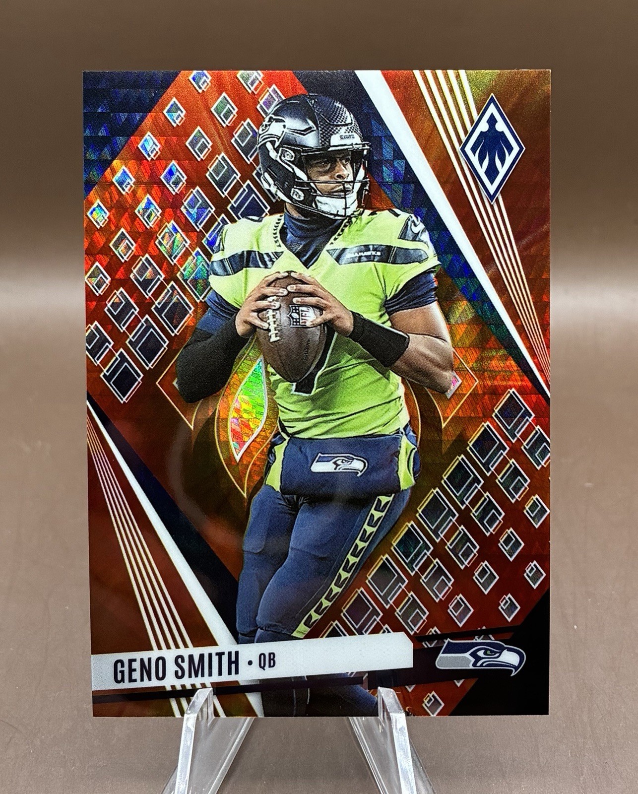 2023 Panini Phoenix - Geno Smith #7 Fire Burst /340 WVU