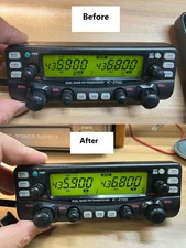 New ICOM IC-2720 LCD Screen - Compatible High Temp Resistant Replacement Display