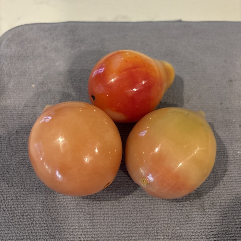 Onyx Stone Hand Carved Fruit (Made In Mexico) 