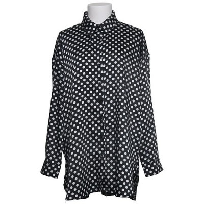 Touché, Bluse, Größe: L, Schwarz/Weiß, Polyester, Gepunktet, Damen #1pz