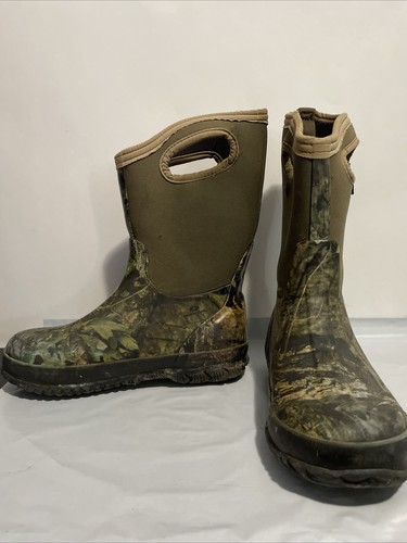 Bogs Mossy Oak Classic Boot Little Boys Size 5 Insulated Camo Winter - Picture 1 of 6