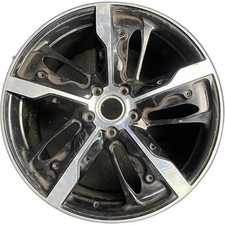 Porsche 21x9.5 Taycan BLACK FRONT Wheel OEM Rim Factory Stock 2020-2024