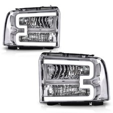  LED Headlight Assembly Compatible with 2005-2007 Ford F250 F350 F450 F550