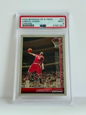 2005-06 Bowman Draft Picks & Prospects LeBron James Chrome PSA 9 MINT