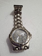 Vintage Coleman Mens Watch 40 208 SS Band and Case Back Analog need battery