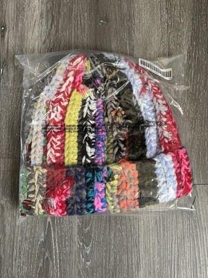 NEW Supreme Hand Tied Beanie FW23 Multicolor Box Logo